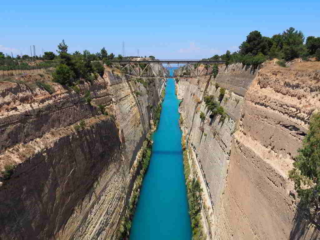 Ancient Corinth Tour- Isthmus of Corinth ( Corinth Canal )