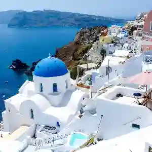 Santorini island Greece