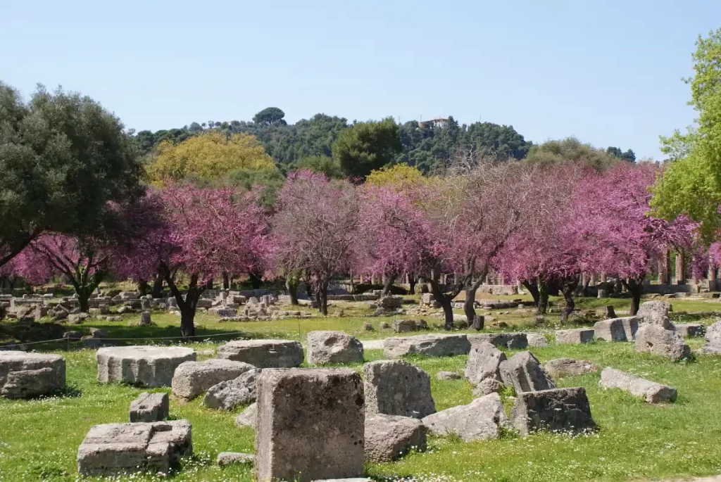 Greece ancient Olympia archaeological site