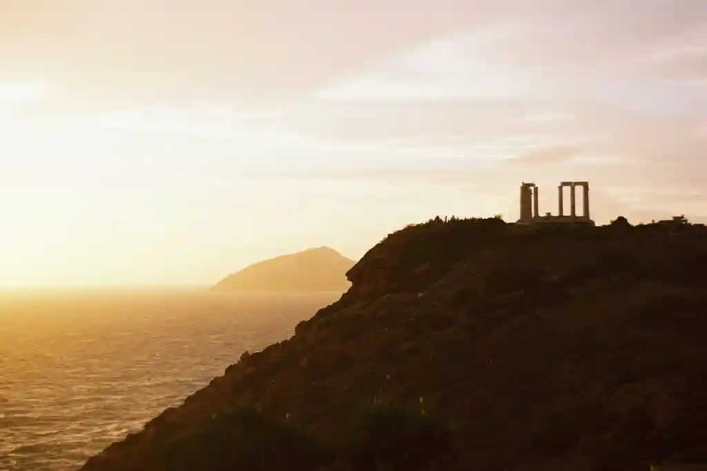 Temple of Poseidon - Sunset