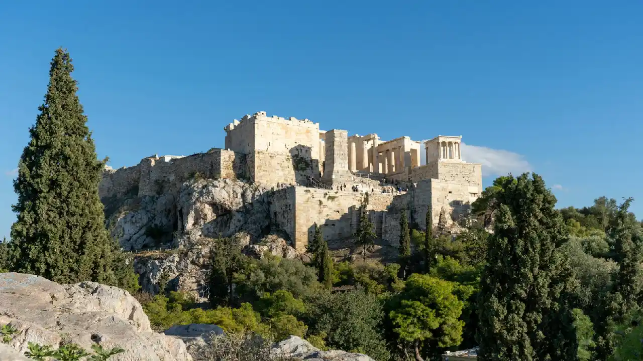 The Acropolis, Parthenon in Athens Greece