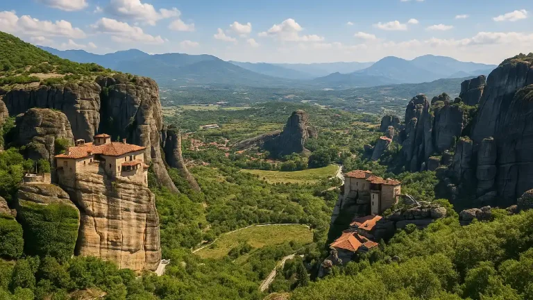 Athens to Meteora panoramic journey through monasteries and mountains