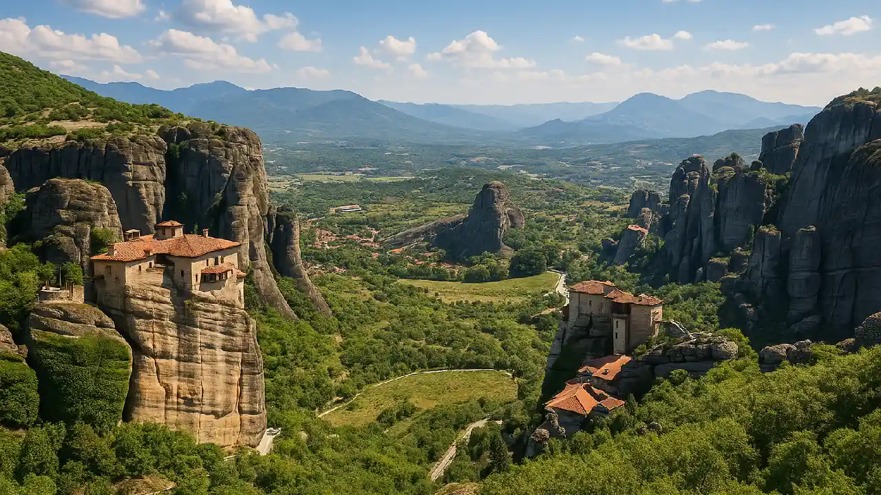 Athens to Meteora panoramic journey through monasteries and mountains