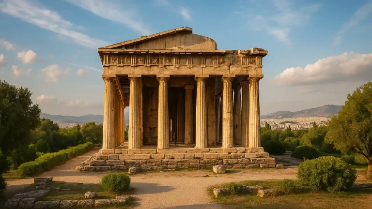 temple of hephaestus in athens ancient greece architecture